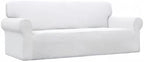 Easy-Going Stretch Oversized Sofa Couch Slipcover Washable Snow White | 1-Piece - Image 9