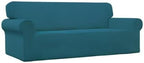 Easy-Going Stretch Oversized Sofa Couch Slipcover Washable Peacock Blue | - Image 9