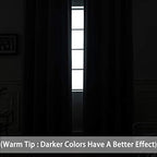 Yakamok Dark Green Room Darkening Curtains 84 inch Sliding Door Drapes | 1 - Image 7