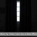 Yakamok Mustard Yellow Room Darkening Curtains 84 inch Sliding Door Drapes | 1 - Image 3