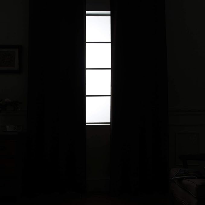 Yakamok Light Sage 100% Blackout Curtains 84 Inches Long 52" Wide, 2 Panels | - Image 8