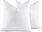 MIULEE 30x30 Euro Pillow Inserts, Double-Layer Down-Proof Cotton Cover by MIULEE