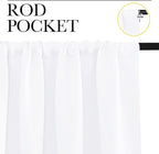 NICETOWN RV Curtains for Camper & Kitchen Windows, Light Filtering Curtains & - Image 3