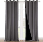 NICETOWN 100% Blackout Blinds, 52 inches x 102 inches, Laundry Room Decor - Image 2