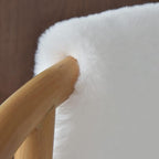 ORINOVA White Faux Fur Rug 5x7 Rugs - Image 3