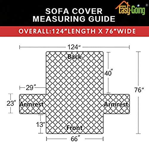 Easy-Going Reversible Couch Cover, 3 Cushion Sofa, Water Resistant Furniture Mat - Image 7