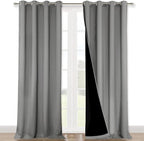 NICETOWN Full Shade Curtain Panels, Pair of Energy Smart & Noise Blocking Out by NICETOWN