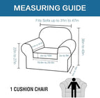 H.VERSAILTEX 2 Piece Stretch Stylish Furniture Cover/Protector Chair Covers - Image 2