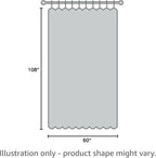 Sliding Door Curtains for Patio Door Total Extra Width 120 x 108 Inch Long Each - Image 8