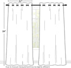 SimpleHome Sage 100% Blackout Curtains Room Darkening Living Room 84 Inch | - Image 2