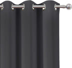 Dark Grey Thermal Blackout Curtains/38 x 84 Inch/Set of 2 Panels Room Darkening - Image 6