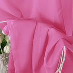 Hot Pink Sheer Valances for Windows 14 Inch Length 2 Pcs, Light Filtering Short - Image 4