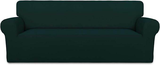 PureFit Stretch Couch Covers for Sofa Large Sofa Slipcovers Deep Teal | 1-Piece by PureFit