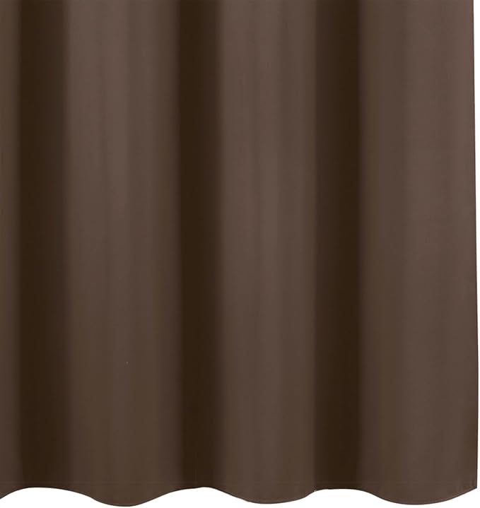 Chocolate Brown Blackout Curtains 34 x 63 Inch Length/Set of 2 Curtain - Image 8