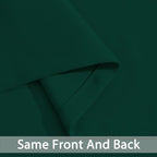 Yakamok Dark Green Room Darkening Curtains 84 inch Sliding Door Drapes | 1 - Image 6