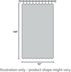 MIULEE Chocolate Brown Linen Curtains 52x108 Inch Long - Image 8