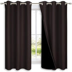 NICETOWN 100% Blackout Curtains 45 inches Long, 1 Pair, 42 inches Width Each by NICETOWN