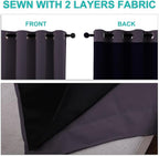 NICETOWN 100% Blackout Blinds, Laundry Room Decor Window Treatment Curtains - Image 5