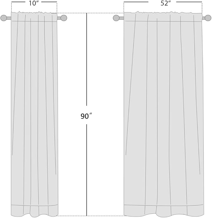 NICETOWN 100% Blackout Linen Curtains - Image 9