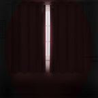 Burgundy Red Thermal Blackout Curtains/52 x 72 Inch/Set of 2 Panels Room - Image 3