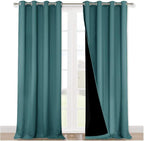 NICETOWN 100% Blackout Blinds, Sea Teal, Laundry Room Decor Window Treatment by NICETOWN