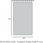 Pitalk Aqua Curtains 45 inch Length - Image 9