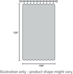 NICETOWN Patio Curtain Room Darkening, Cappuccino, 1 Panel - Image 8