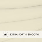 PureFit Stretch Couch Covers for Sofa 4 Seater Slipcovers Ivory | 1-Piece Sofa - Image 4