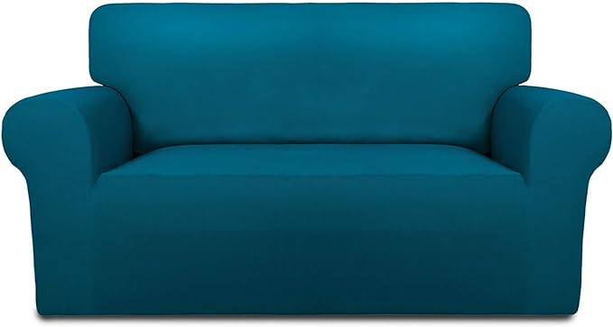 PureFit Stretch Loveseat Covers Fleece Couch Covers by PureFit