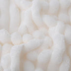 White Fleece Throw Blanket 50”×70” - Image 6