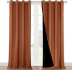 NICETOWN Full Shading Curtains 90 inches Long 2 Panels Set by NICETOWN