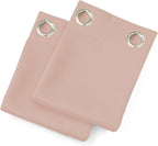 Blush Thermal Blackout Curtains/42 x 84 Inch/Set of 2 Panels Room Darkening - Image 9
