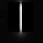 Black Blackout Curtains 42 x 54 Inch Length Set of 2 Panels Grommet Bedroom - Image 3