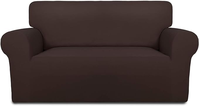 PureFit Stretch Loveseat Covers Fleece Couch Covers by PureFit