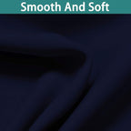 Yakamok Navy Blue 100% Blackout Curtains 84 Inches Long 70" Wide, 2 Panels | - Image 7