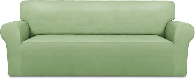 PureFit Stretch Couch Covers for Sofa Large Sofa Slipcovers Sage Green | by PureFit