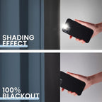 SimpleHome Stone Blue 100% Blackout Curtains Room Darkening Living Room 96L | - Image 4