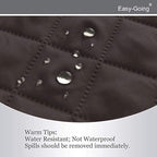 Easy-Going Reversible Couch Cover, Recliner 19 in, Chocolate/Ivory | Machine - Image 3