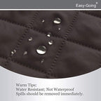 Easy-Going Reversible Couch Cover, Small Chair, Chocolate/Ivory | Machine - Image 4