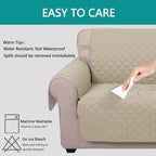 U-NICE HOME Large Sofa Cover Reversible Couch Cover - Image 5