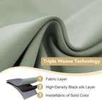 H.VERSAILTEX Blackout Curtains 84 inches Long - Image 3