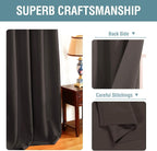 H.VERSAILTEX Living Room Curtains 96 Inches Long Christmas Deals Blackout - Image 3
