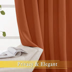 NICETOWN Room Divider Curtain 84 inch Length, Grommet Privacy & Noise Reducing - Image 5
