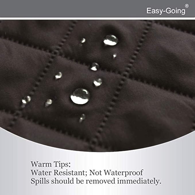 Easy-Going Reversible Couch Cover, Small Chair, Chocolate/Chocolate | Machine - Image 4