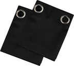 Blackout Curtains 52 x 90 Inch Long Black Curtains Set of 2 Panels Room - Image 9