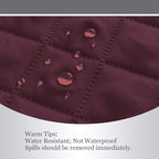 Easy-Going Reversible Couch Cover, 2 Cushion Sofa, Wine/Beige | Machine - Image 4