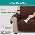 U-NICE HOME Large Sofa Cover Reversible Couch Cover - Image 5
