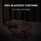 Linen Textured Total Blackout Curtains - Image 2