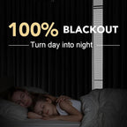 H.VERSAILTEX Linen Blackout Curtains 108 Inches Long 100% Blackout Thermal - Image 2