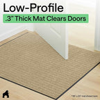 GORILLA GRIP Waterproof Traffic Guard Door Mat, Indoor Outdoor Heavy Duty - Image 9